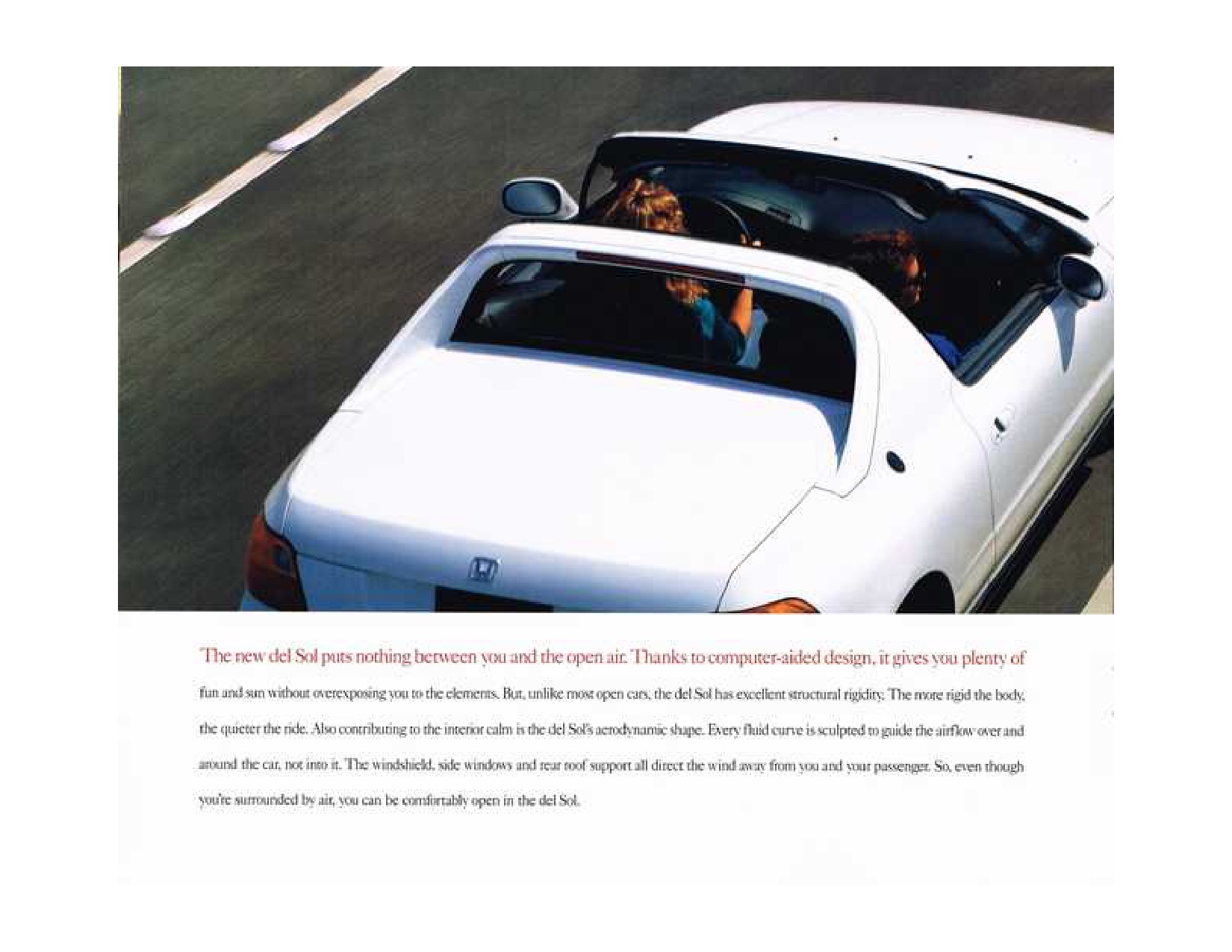 1993 Honda Civic delSol Brochure Page 14
